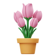 Tulip 3D Icon