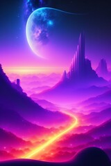 sunrise over the mountains