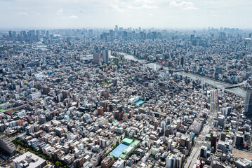 日本一高い東京スカイツリーから眺める景色の美しさ