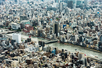 日本一高い東京スカイツリーから眺める景色の美しさ