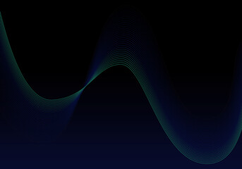 デジタルサイバーイメージ背景　ウェーブ