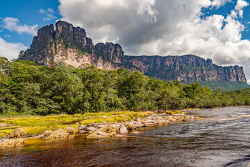 Scenic view of Canaima National Park Mountains and Canyons in Venezuela