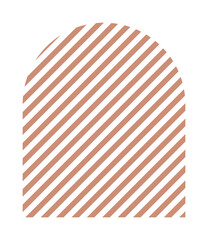 Trendy vector minimalist geometric basic lines element. Shape abstract figure bauhaus form. Retro style texture illustration. Modern design poster, cover, card design