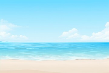 Empty sea and beach background