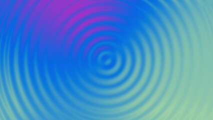Defocused liquid ripple colorful texture. Diverging motion of circle shapes. Bright pink blue yellow color transitions. Vibrant rainbow abstract background. 4k seamless animation. Vivid backdrop
