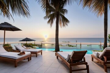 pool at the beach