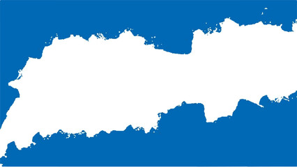 Obraz premium Abstract blue watercolor background.Hand painted watercolor. vector