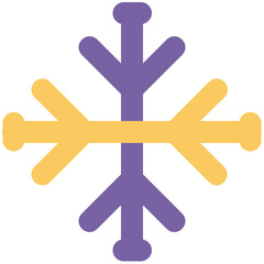 Obraz premium Eye catchy icon of ice flake 