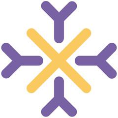 Obraz premium Eye catchy icon of ice flake 