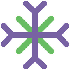 Obraz premium Eye catchy icon of ice flake 