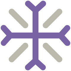 Obraz premium Eye catchy icon of ice flake 