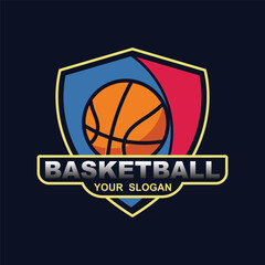 Basketball logo vector design template