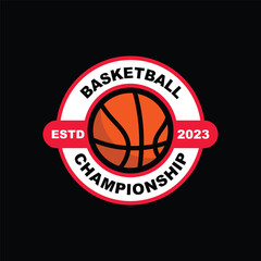 Basketball logo vector design template