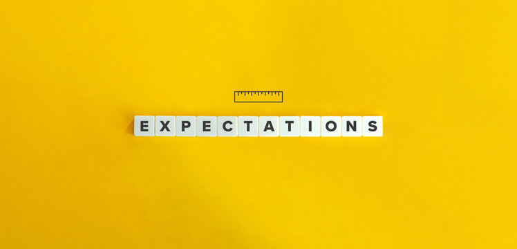 Letter Tiles on Yellow Background. Minimal Aesthetics.