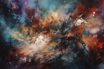 Obraz na płótnie Canvas Starfield - Elements of this Image Furnished by NASA