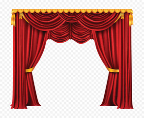 Curtains For Stage Composition