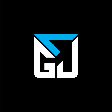 CGJ letter logo abstract creative design. CGJ unique design	
