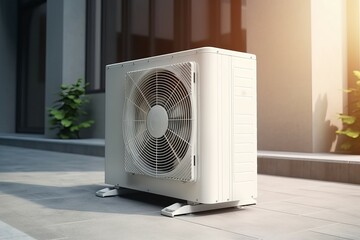 Air conditioner outdoor tool. Generate Ai