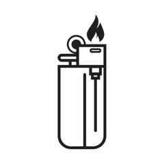 lighter icon vector