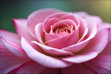 A close-up of delicate petals of a blooming rose, showcasing its intricate texture and vibrant color