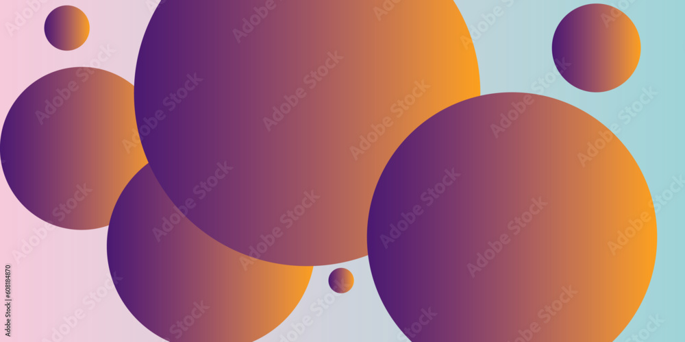 Poster abstract background with waves light. abstract coloful background with circles. illustration wave de