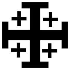 Cross icon. Christian symbol of christ