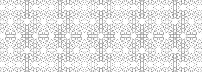 Historic Decorative All Over pattern. Vintage tilework and textiles grey Geometric Design. Abstract art. 