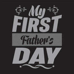 Father typography T-Shirt design , Father T-shirt vector