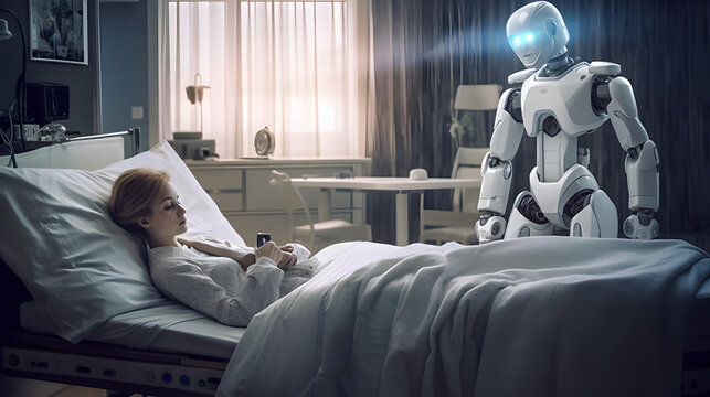 nursing, robot, Modern technology, Generative AI