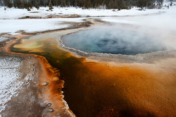 Yellowstone National Park in winter