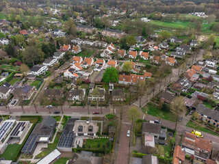 Fototapeta na wymiar A Top View of the Town of Oisterwijk in the Netherlands