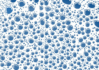 background with blue bubbles