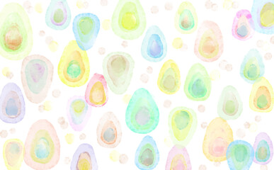 たまご型の模様の背景
