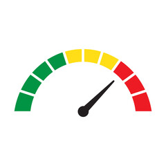 Speedometer Icon Illustration