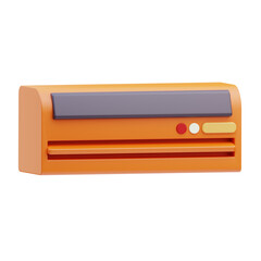 Air Conditioner Hotel 3D Illustration