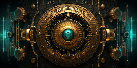 Naklejka premium Schöner moderner Hintergrund für Webdesign und Druckvorlage, ai generativ