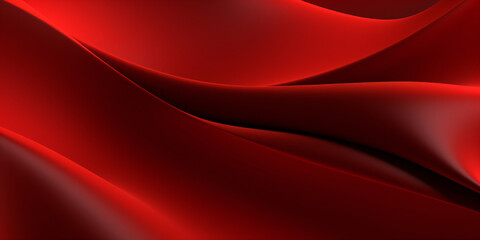 A wavy red silk background.