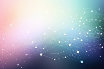Fototapeta premium Abstract connecting dots and lines, Generative ai