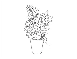 Drawing plants for a beautiful environment world environment day vector illustration 