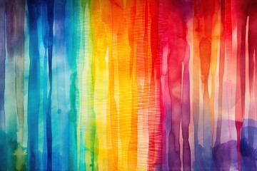 rainbow brush stroke textured background Generative AI