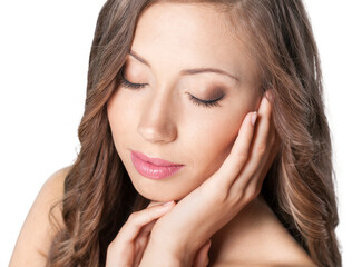 Fototapeta premium Closeup of a Beautiful Woman