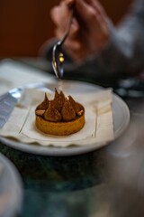 chocolate cake on a plate
