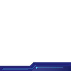 Obraz premium Technology Footer