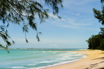 background, clear sea, daytime, Nai Yang Beach, Phuket, Thailand