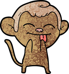 funny cartoon monkey