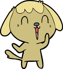 cute cartoon dog