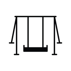 swings icon design template vector isolated on white backround