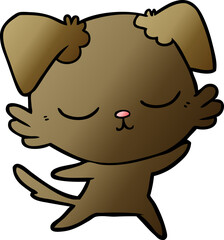 cute cartoon dog