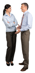 Portrait of Business People Talking