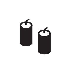 Cracker Firecracker Firework Solid Icon